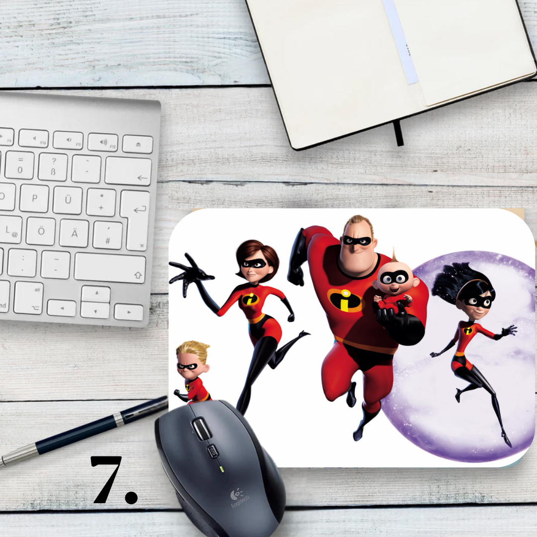 Podkładka pod mysz Iniemamocni / The Incredibles – animacja Pixar, rodzina Parr