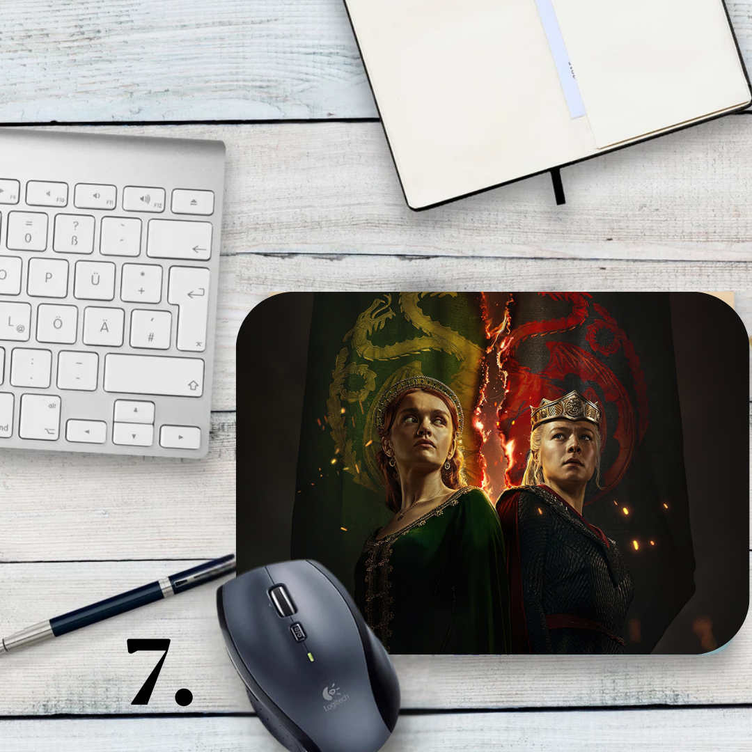 Podkładka pod mysz Ród Smoka / House of the Dragon – ród Targaryenów