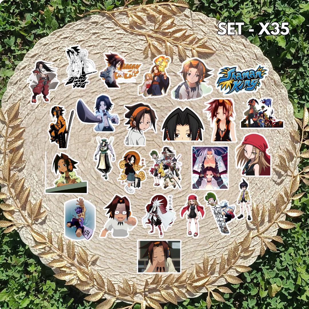 Shaman King Stickers | Anime Vinyl Pack | Yoh & Spirits