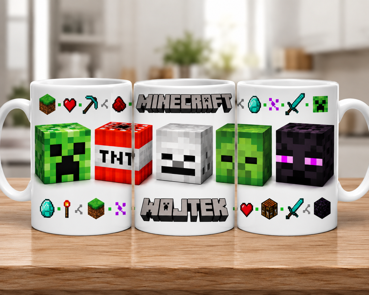 Personalized Ceramic Mug – Minecraft