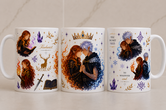 Becher inspiriert vom Glasthron – ein Geschenk für eine Bücherliebhaberin