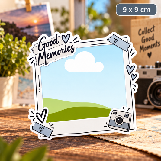 Personalizowany magnes ze zdjęciem Good Memories