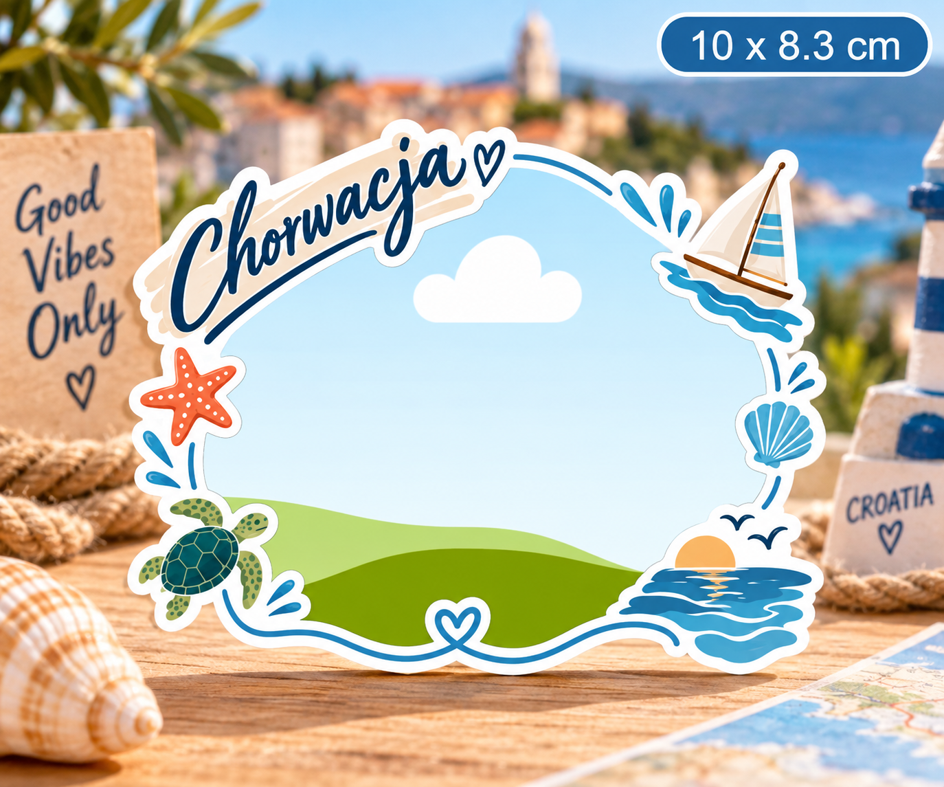 Personalizowany magnes ze zdjęciem Chorwacja – Croatia