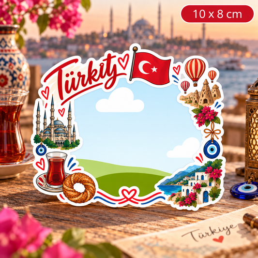 Personalizowany magnes ze zdjęciem Turcja – Türkiye
