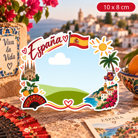 Personalizowany magnes ze zdjęciem Hiszpania – Spain