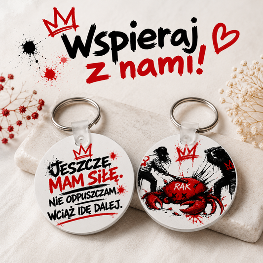 Breloczek na akcje  Wspierasz walkę z rakiem