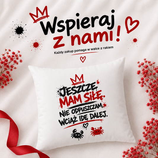 Poszewka na akcje Wspierasz walkę z rakiem