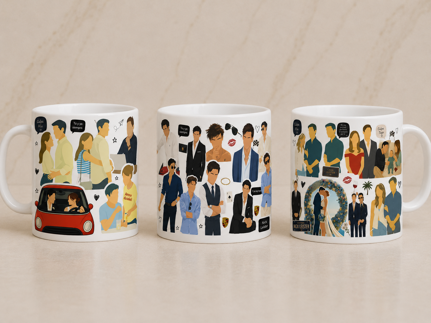 Ceramic Mug 330 ml - Culpa Mía Inspired