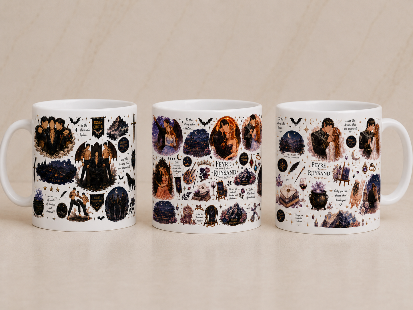 Ceramic Mug 330 ml - ACOTAR Inspired