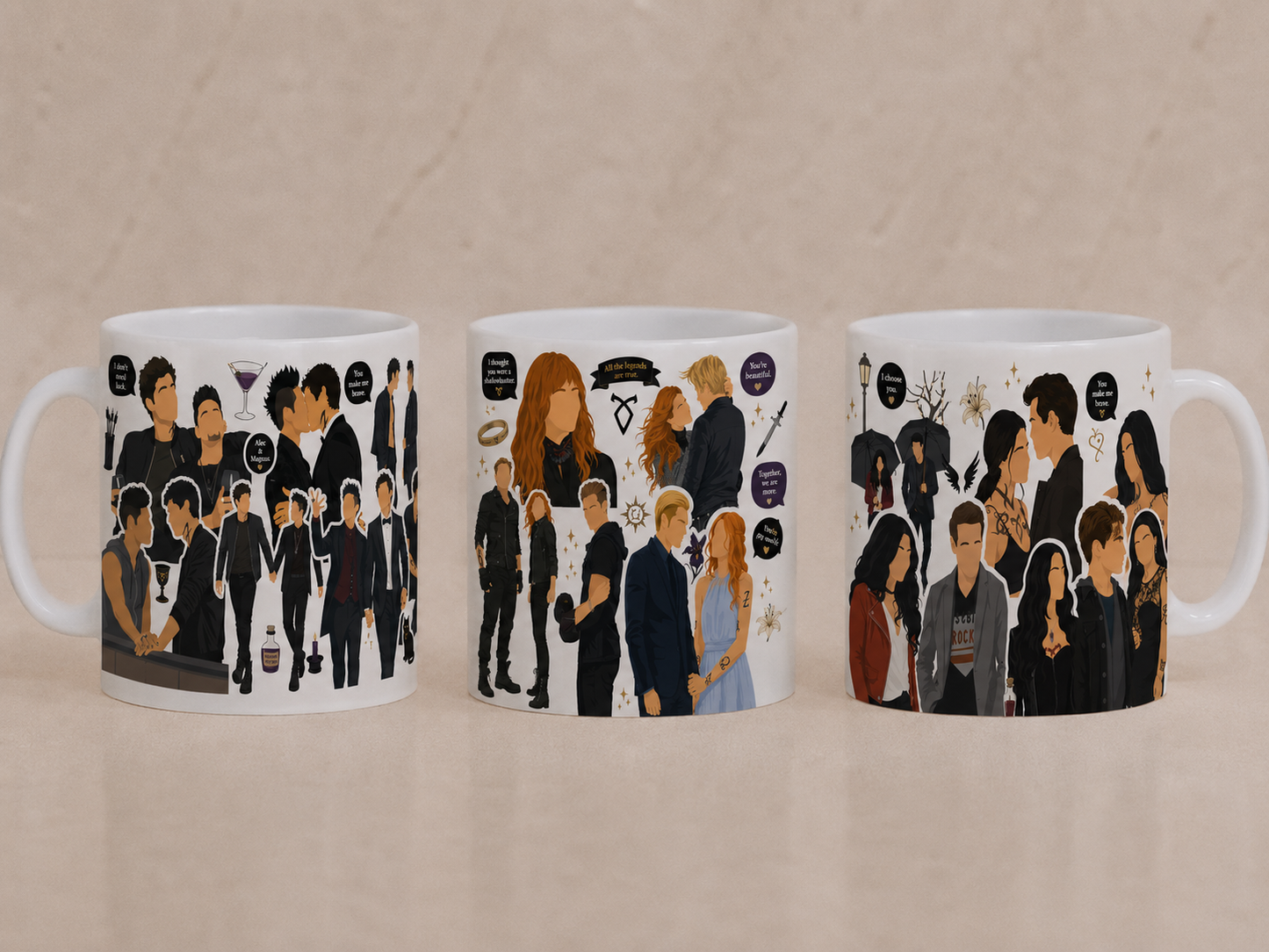 Ceramic Mug 330 ml - Shadowhunters Inspired