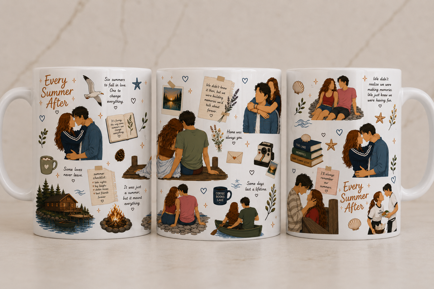 Każdy kolejny rok – bookish romance i BookTok aesthetic | Kubek 330 ml