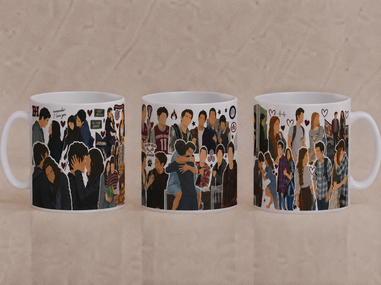 Ceramic Mug 330 ml - Teen Wolf Inspired