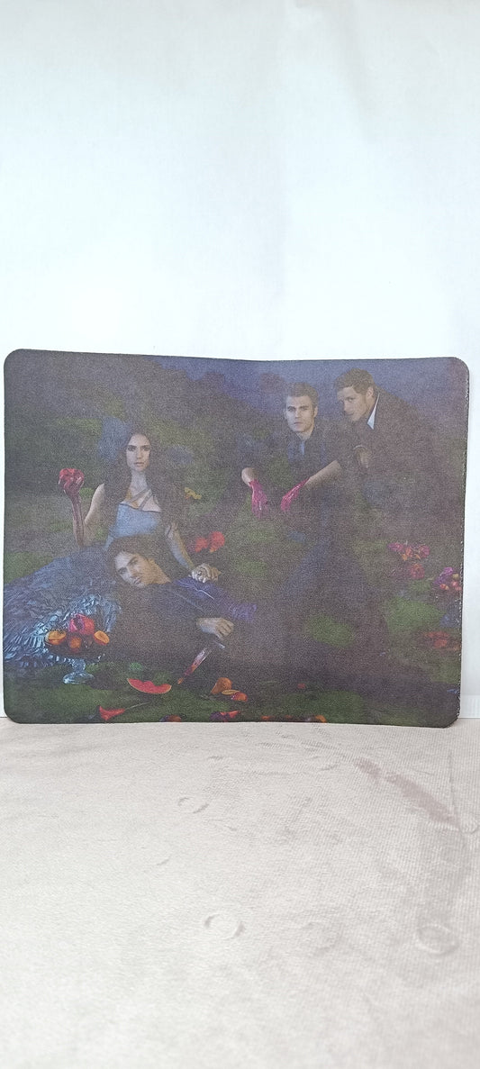 The Vampire Diaries Mouse Pad | 22 × 18 cm | Item with print defect