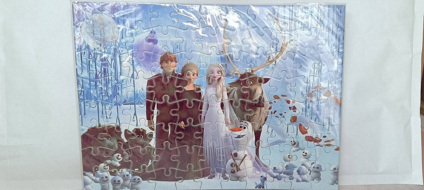 Puzzle Kraina Lodu | Puzzle fan-made 88 el. | OUTLET – błąd druku