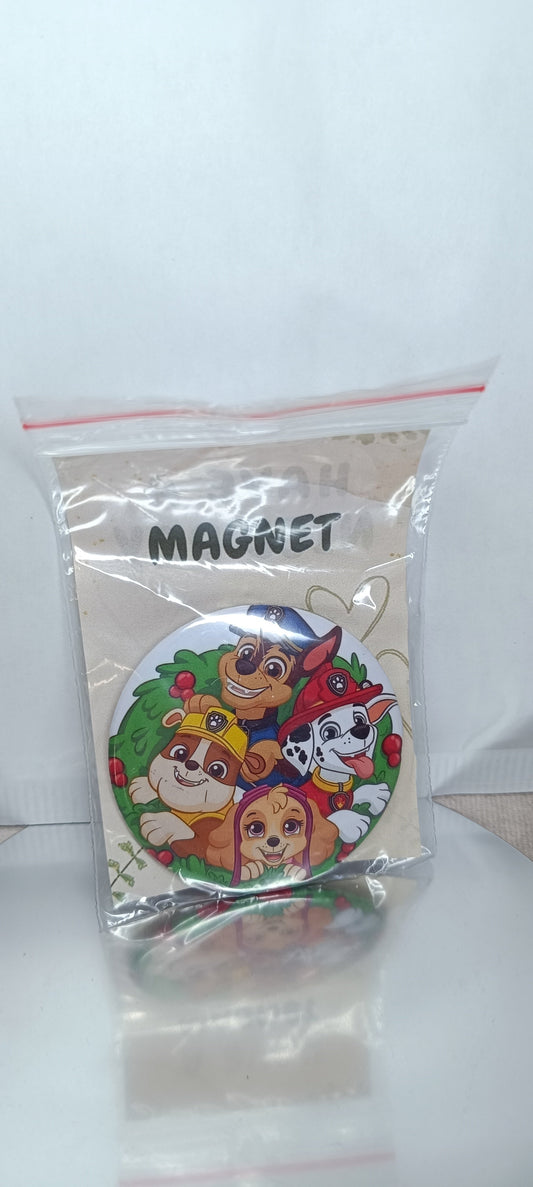 Paw Patrol Magnet 58 mm | Fan-made pin | OUTLET