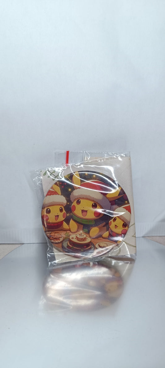 Pikachu magnet 58 mm | Fan-made pin | OUTLET