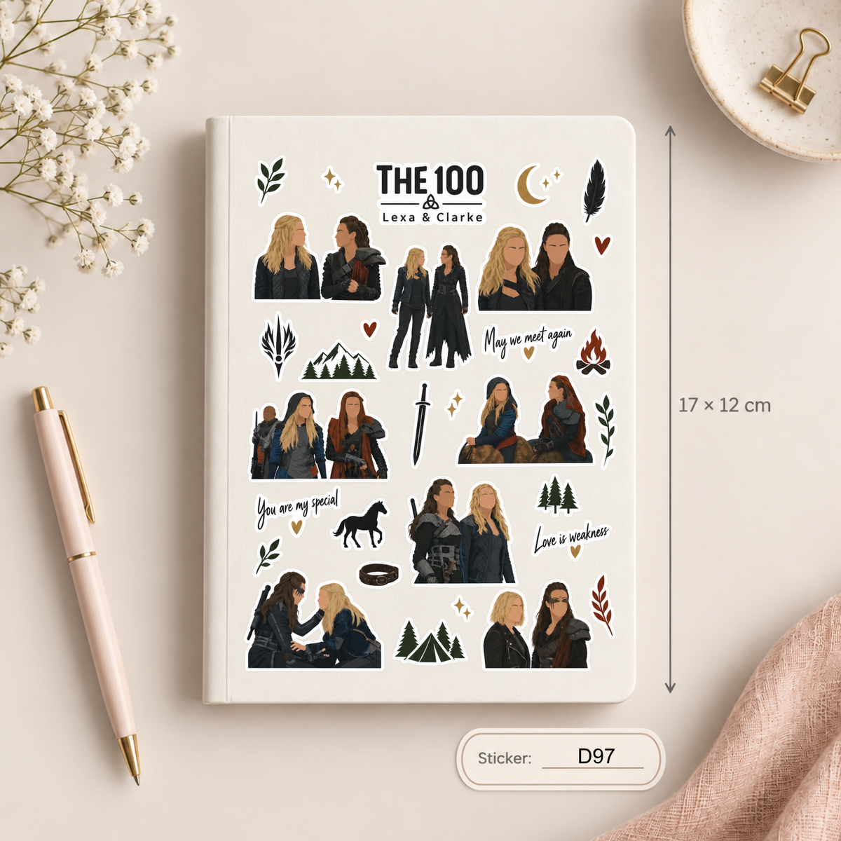 Arkusz naklejek – The 100