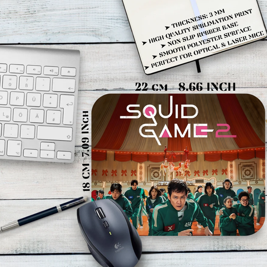 Podkładka pod mysz Squid Game / Squid Game – serial Netflix, Gra w Kalmara