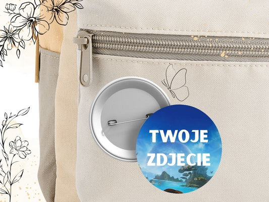 Personalized Accessories from Photo – Pin Badge