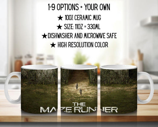 The Maze Runner | 100% CERAMIC MUG, 11Oz = 330ml
