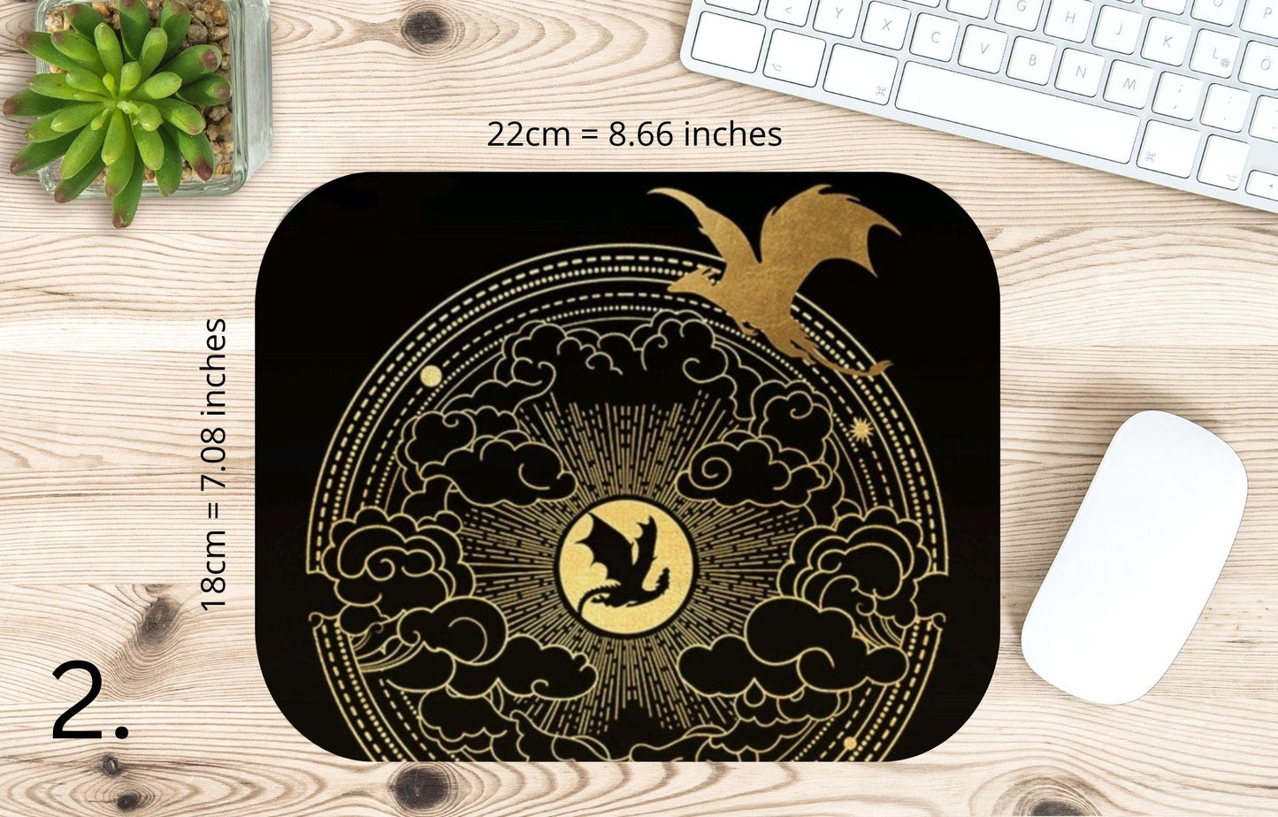 Onyx Storm, Fourth Wing, Iron Flame | MAUSEPAD, Gaming Mouse Pad