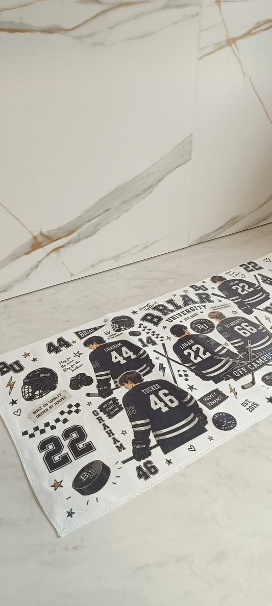 Handtuch Briar University Inspired – Hockey Romance Aesthetic – Off Campus Inspiriert