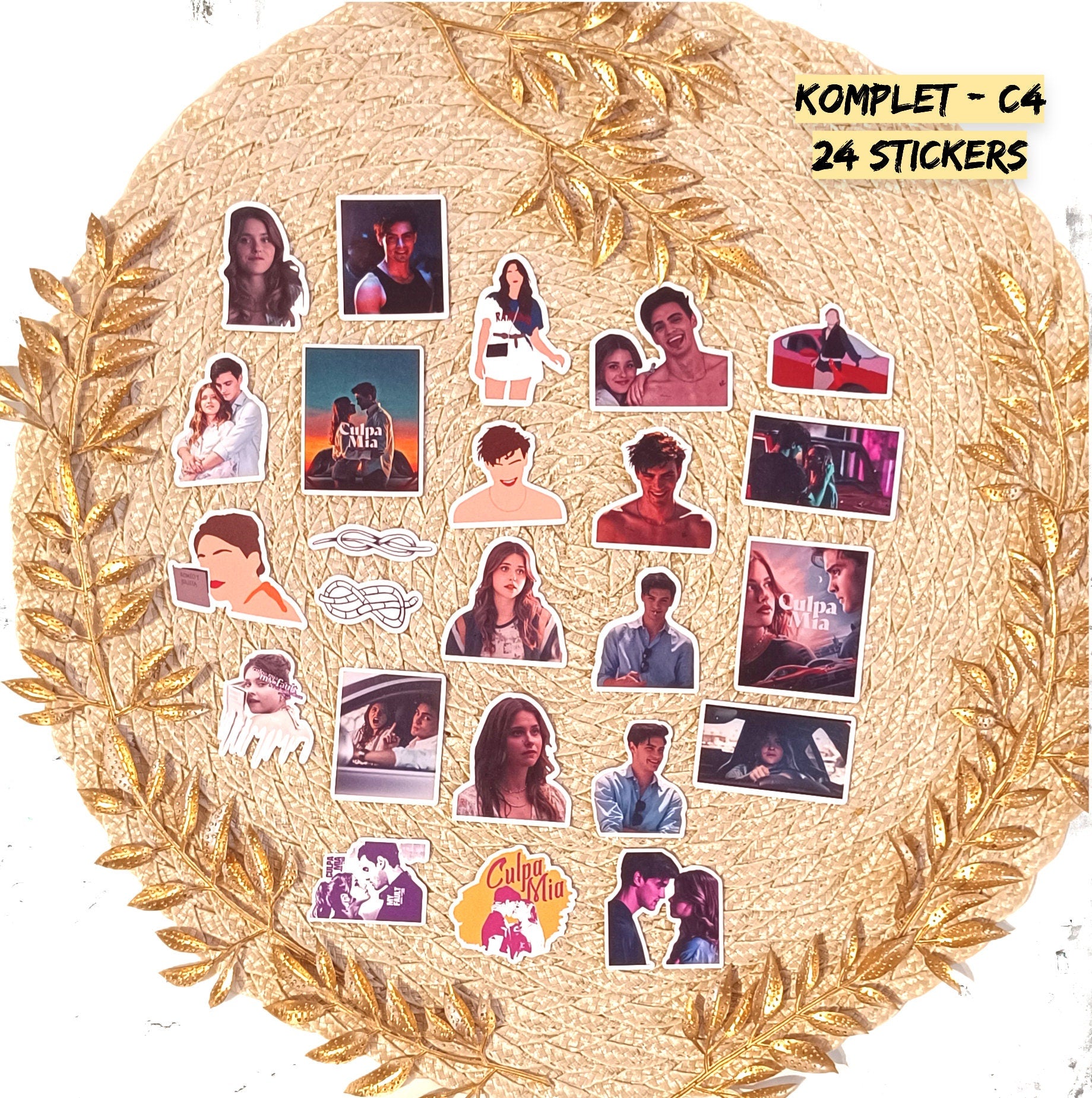 Culpa Mia & Culpa Tuya, Culpa nuestra  Inspired Sticker Pack | Noah, Nick, Rafa Fan Art Vinyl Stickers