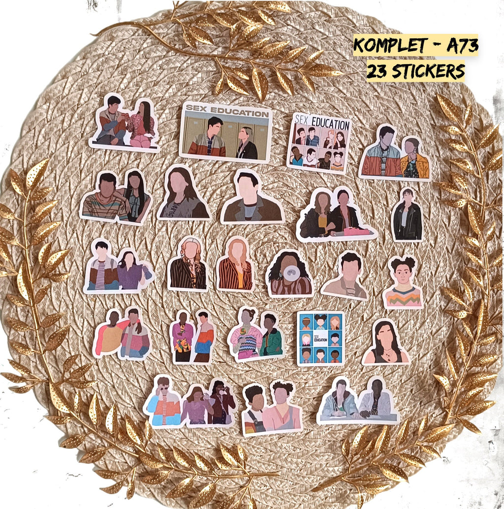 Sex Education, Otis Milburn, Jean Milburn, Maeve Wiley, Eric Effiong, Aimee Gibbs, netflixseries | STICKERS