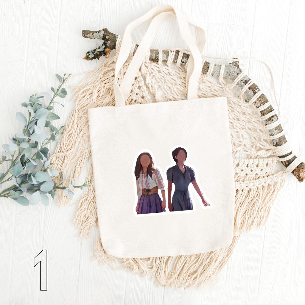The Hunger Games Inspired Tote Bag | Katniss, Peeta & Gale Cotton Bag | Dystopian Movie Aesthetic Gift