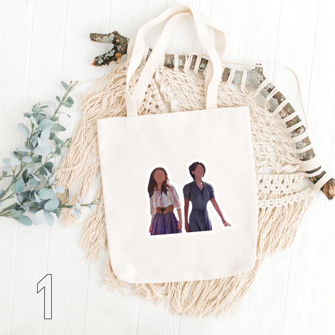 The Hunger Games Inspired Tote Bag | Katniss, Peeta & Gale Cotton Bag | Dystopian Movie Aesthetic Gift