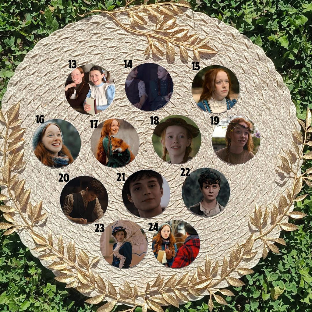 Anne with an "e", Anne Shirley, Diana Barry, Gilbert Blythe, Anna and Gilbert | PINS, KEYCHAIN, MAGNET