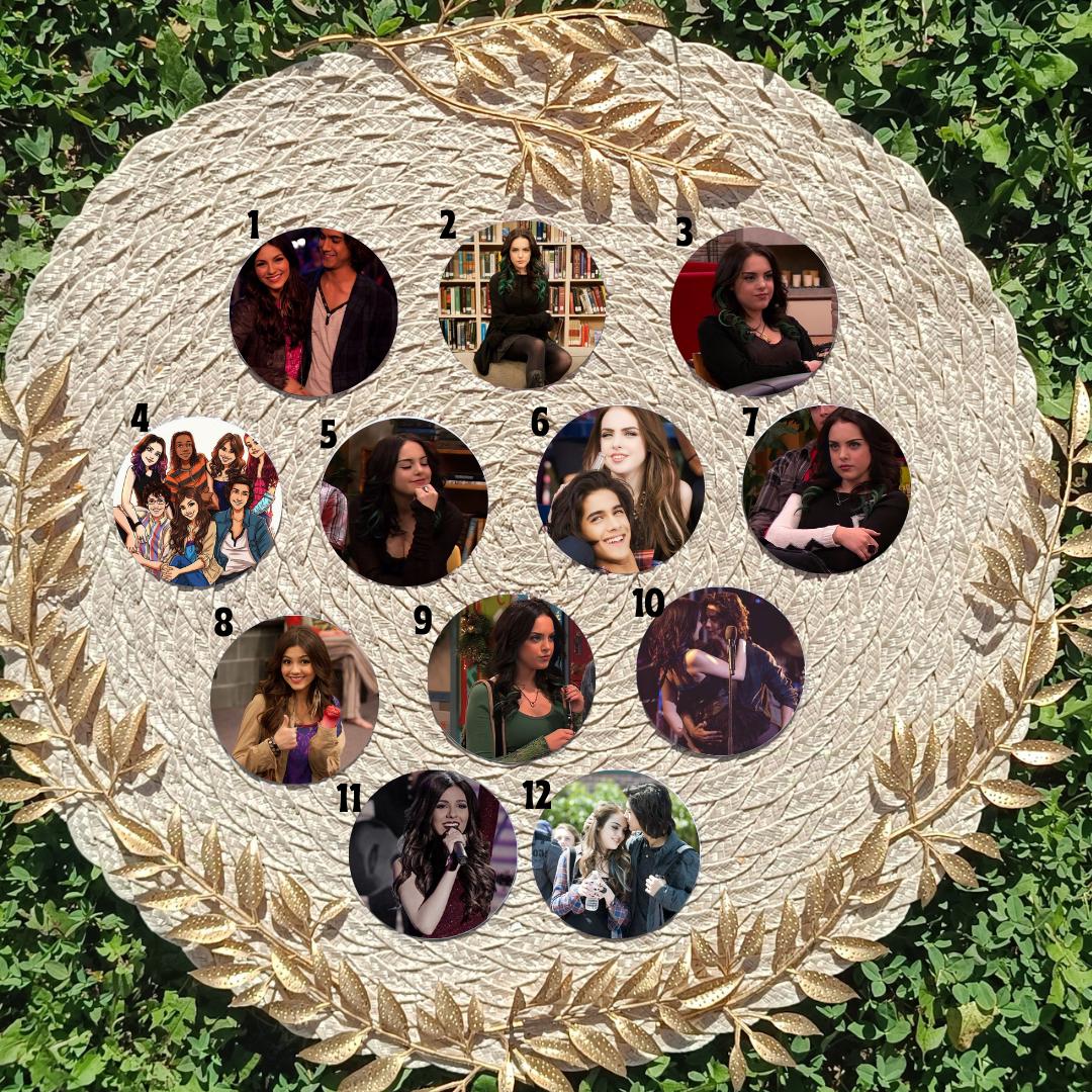 Victorious, Tori Vega, Jade West, Trina Vega, Beck Oliver , Andre Harris , Robbie Shapiro | PINS, KEYCHAIN, MAGNET