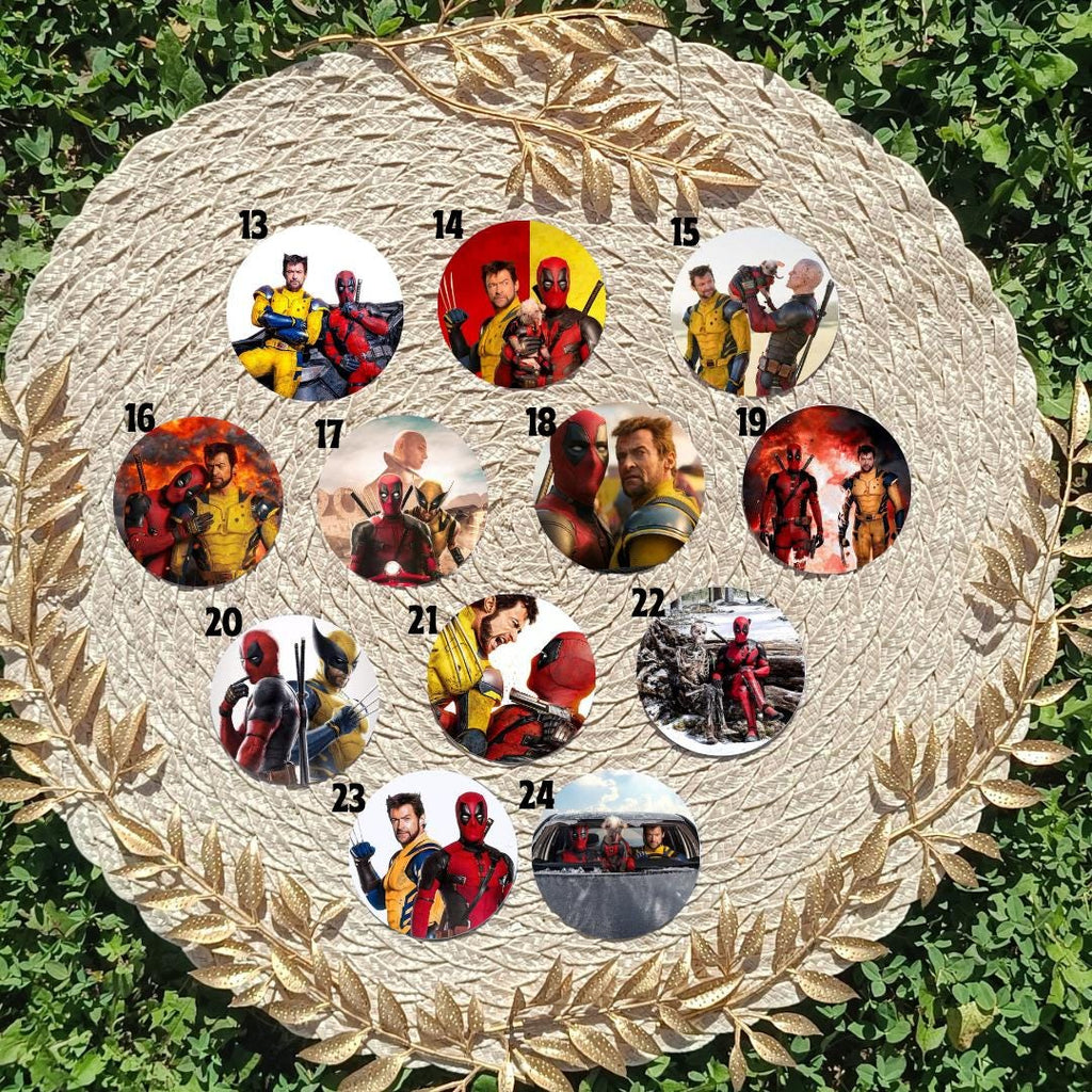 Deadpool & Wolverine , Superhero, Marvel Jesus | PINS, KEYCHAIN, MAGNET