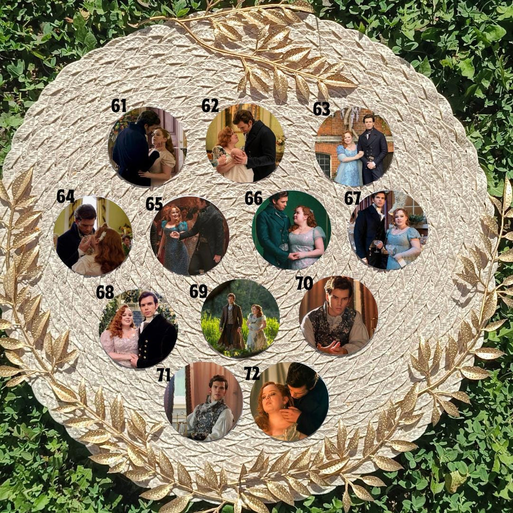 Bridgerton, Anthony, Eloise , Simon Basset, Colin, Kate Sheffield, Daphne | PINS, KEYCHAIN, MAGNET