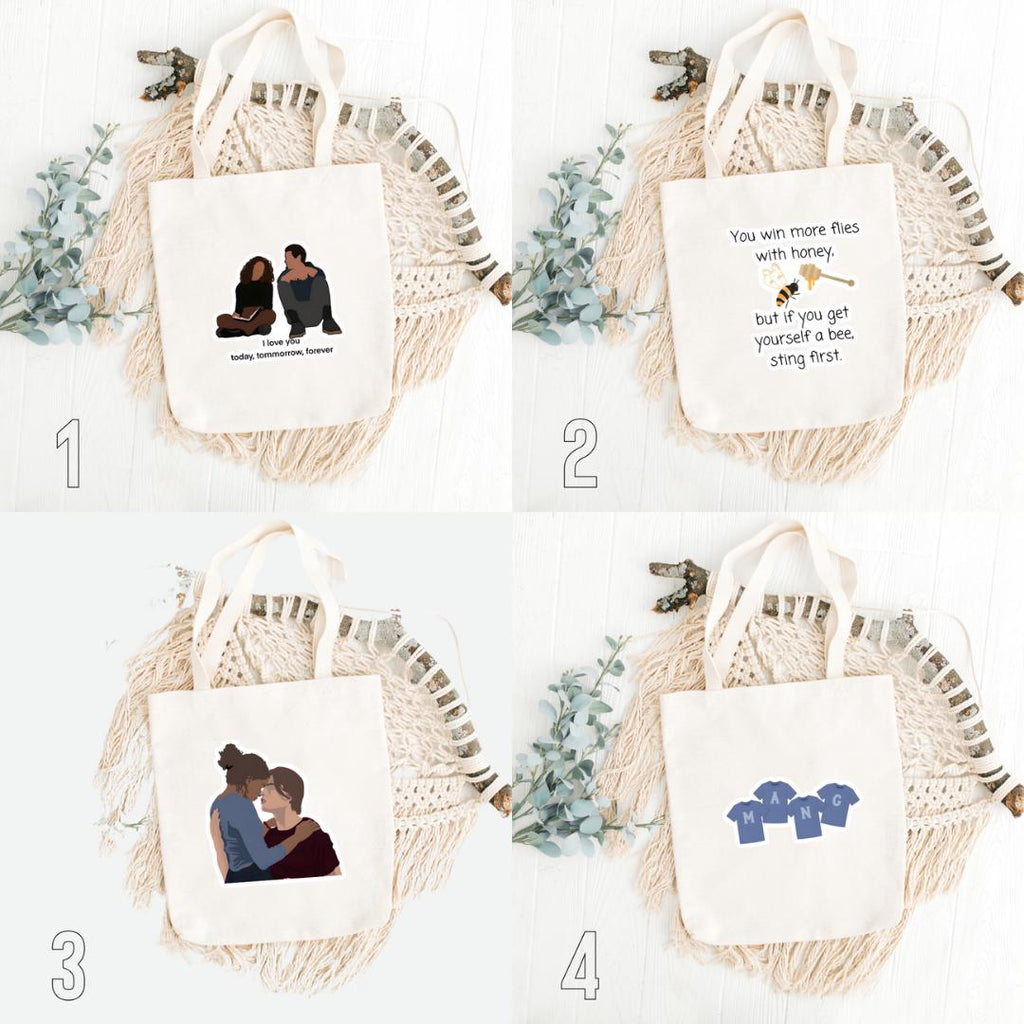 Ginny & Georgia Inspired Tote Bag | Netflix Drama Cotton Bag | Georgia, Ginny, Marcus Aesthetic Gift