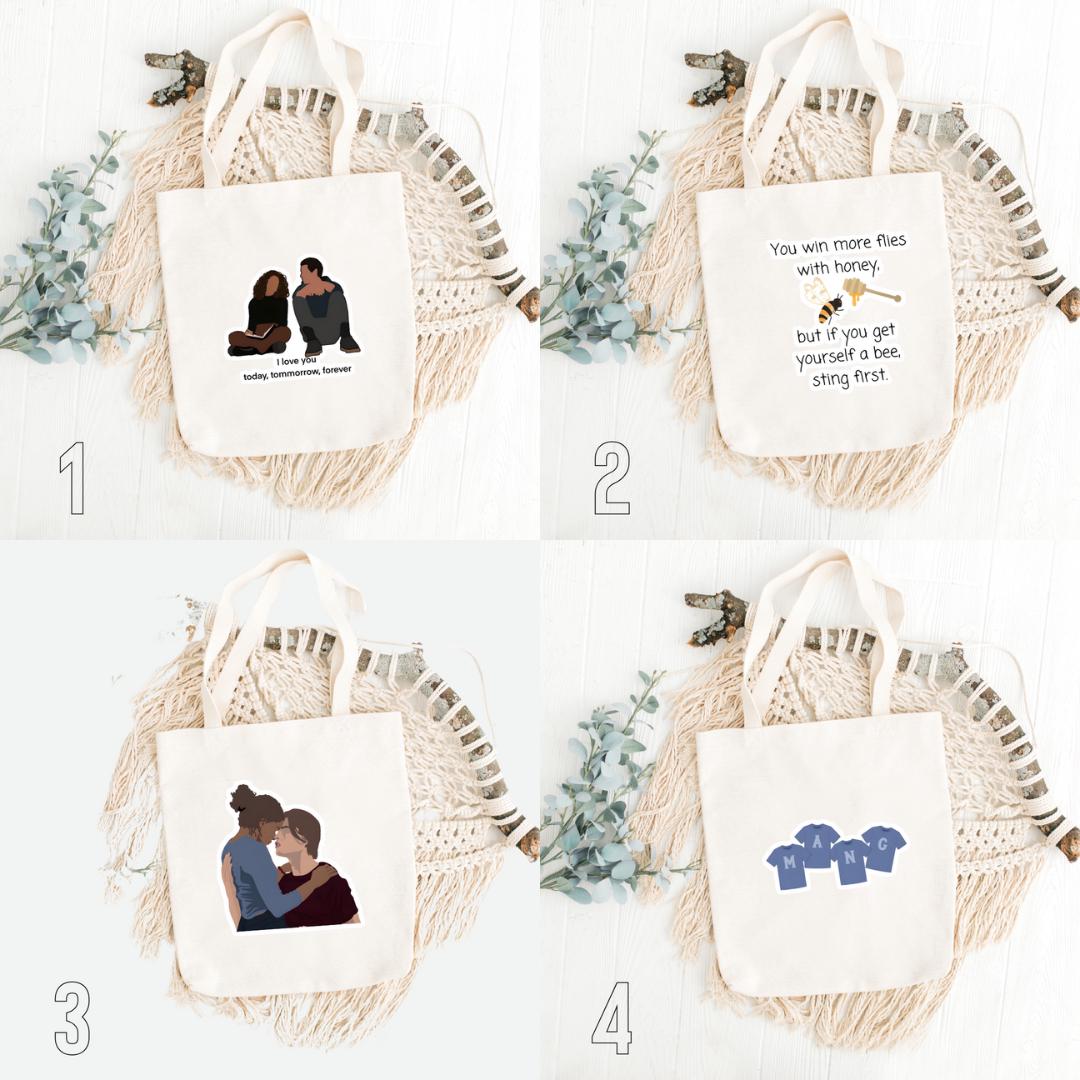 Ginny & Georgia Inspired Tote Bag | Netflix Drama Cotton Bag | Georgia, Ginny, Marcus Aesthetic Gift