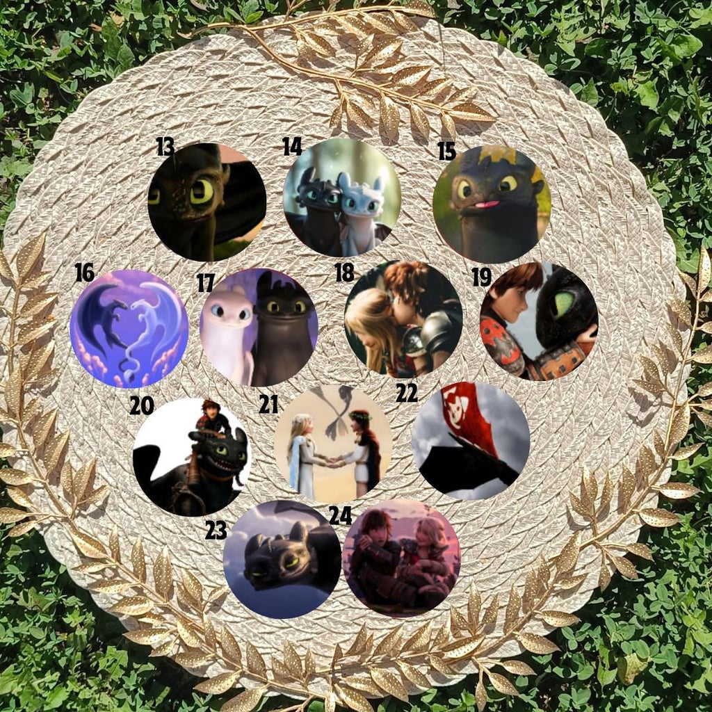 How to Train Your Dragon, Toothless, Hiccup, Astrid, Fishlegs, Ruffnus, Tuffnut, Snotlout, Stoick, Stormfly | PINS, KEYCHAIN, MAGNET