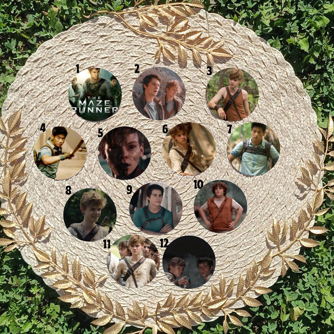 The Maze Runner, Thomas Brodiesangster, The death cure, Newt, Mazerunner, Thomas, Minho, Kihonglee | PINS, KEYCHAIN, MAGNET