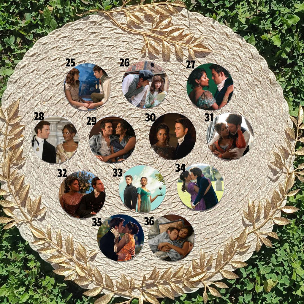 Bridgerton, Anthony, Eloise , Simon Basset, Colin, Kate Sheffield, Daphne | PINS, KEYCHAIN, MAGNET