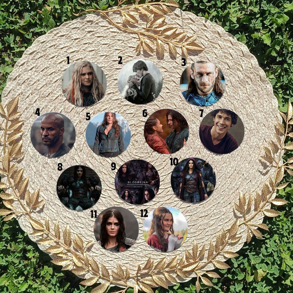 The 100, Clarke Griffin, Lexa, Bellamy Blake, Lexakomtrikru, Octavia Blake, Bellarke, Heda, Wanheda | PINS, KEYCHAIN, MAGNET