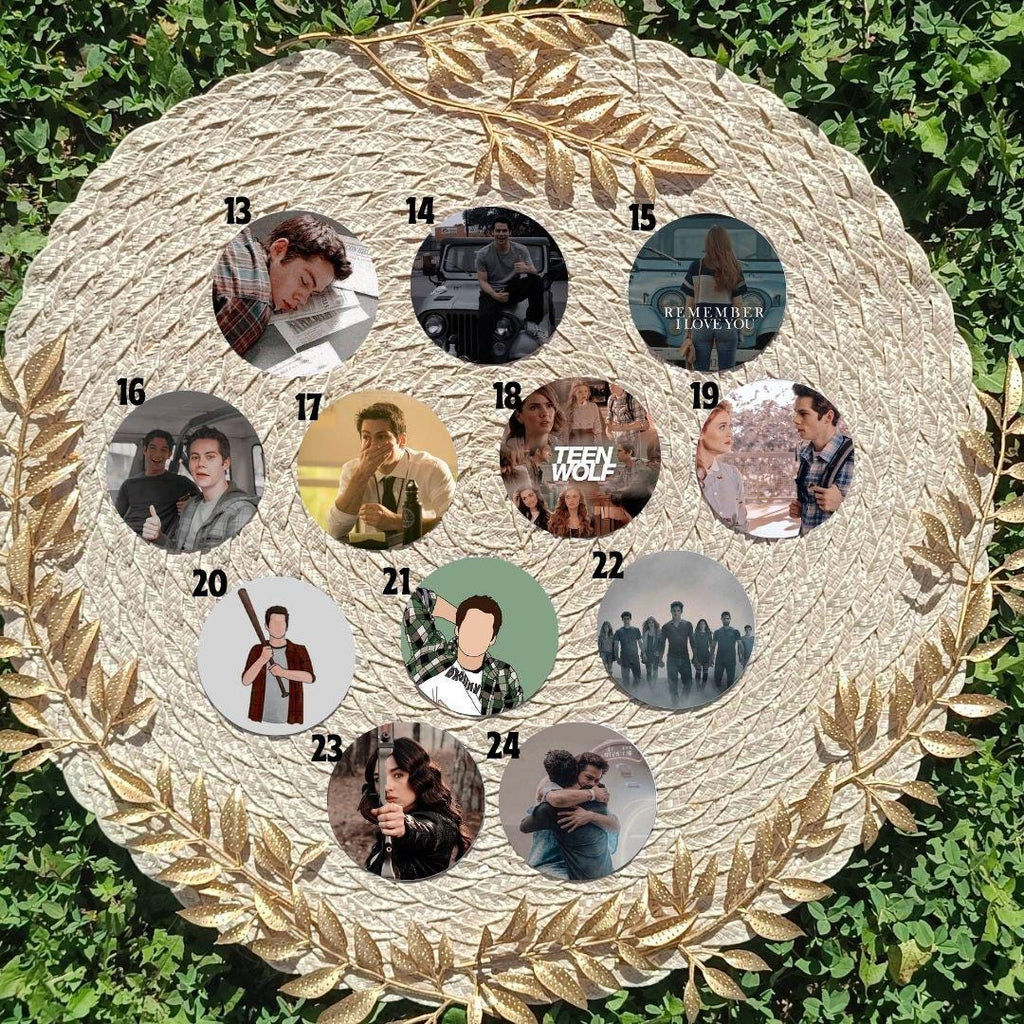 Teen Wolf, Scott, Stiles, Lydia, Alison, Stiles Stilinski, Lydia Martin, Allison Argent, Derek Hale | PINS, KEYCHAIN, MAGNET