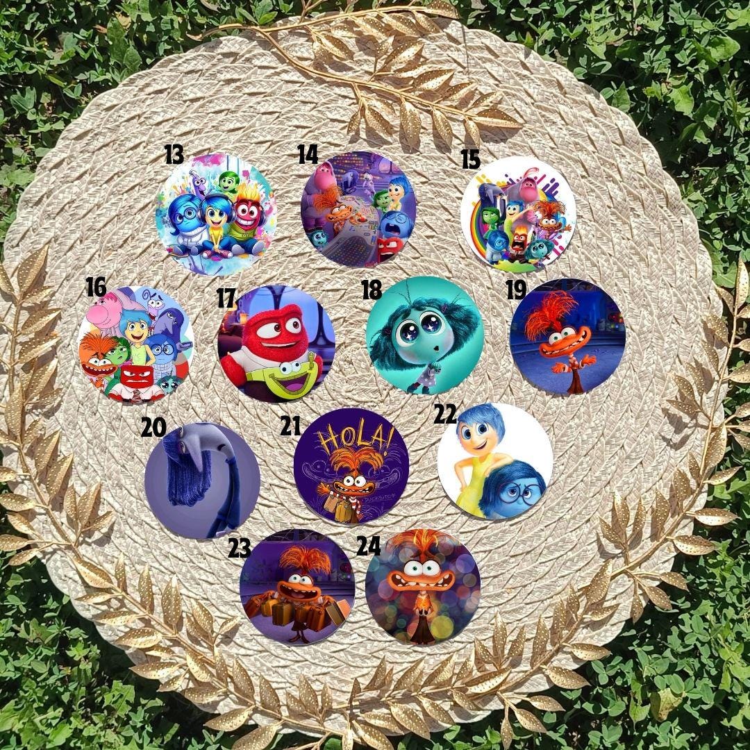 Inside Out, Disney Pack | PINS, KEYCHAIN, MAGNET