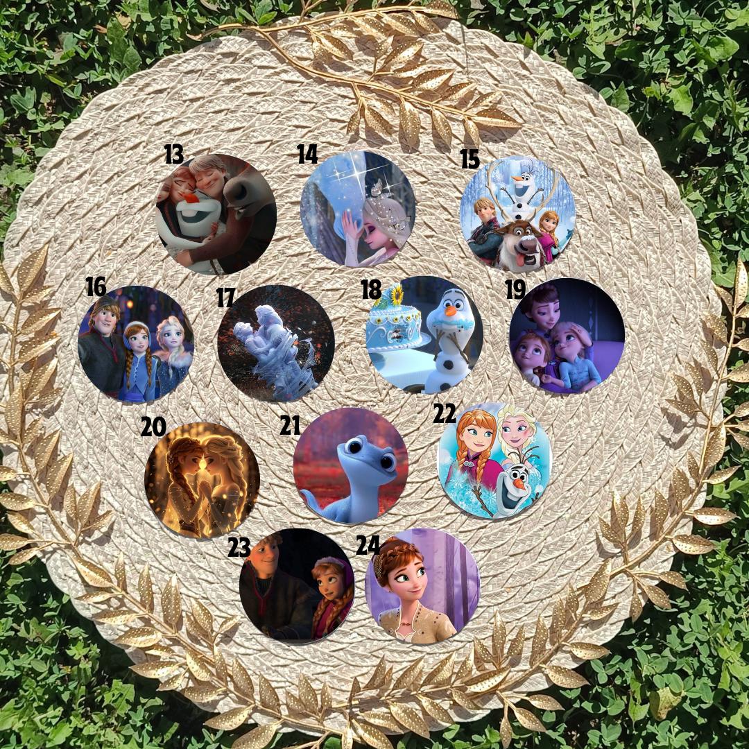 Frozen, Disney Pack, Olaf, Anna, Elsa, Swen, Arendalle | PINS, KEYCHAIN, MAGNET