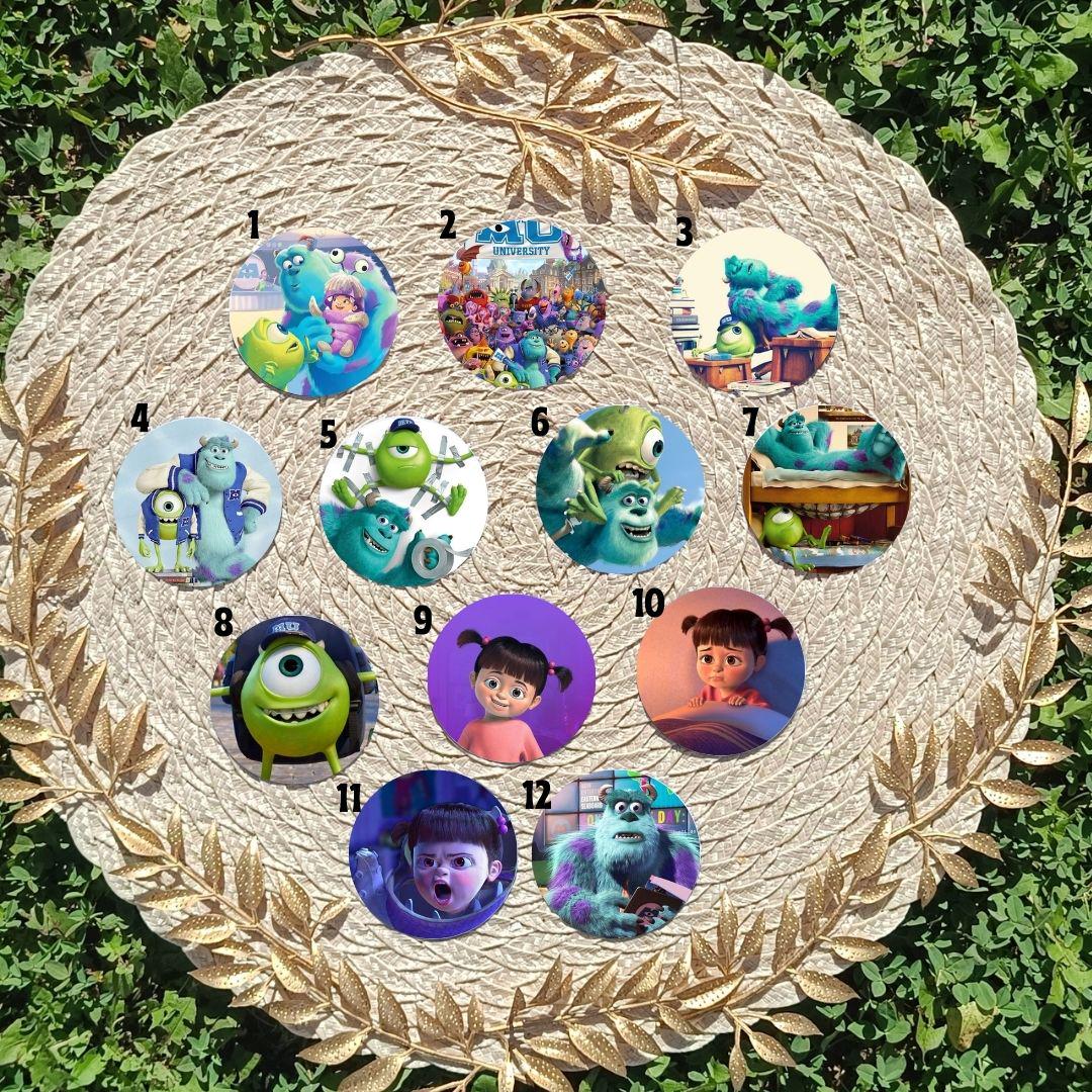 Monsters, Inc. Disney Pack, Mike, Sulivan | PINS, KEYCHAIN, MAGNET
