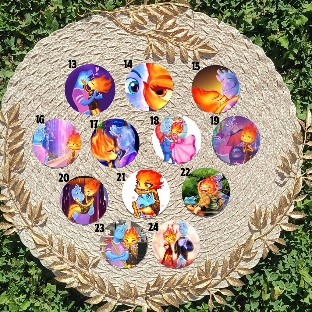 Elemental, Disney Pack, Ember Lumen, Gale, Lake | PINS, KEYCHAIN, MAGNET