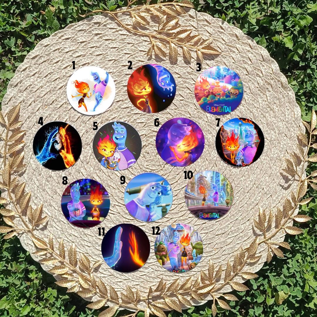 Elemental, Disney Pack, Ember Lumen, Gale, Lake | PINS, KEYCHAIN, MAGNET