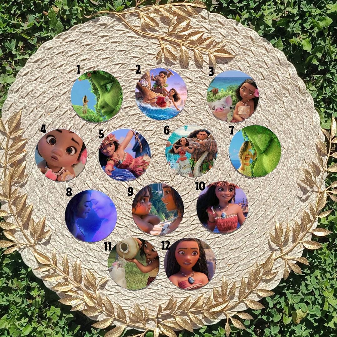 Moana, Maui, Disney Pack | PINS, KEYCHAIN, MAGNET