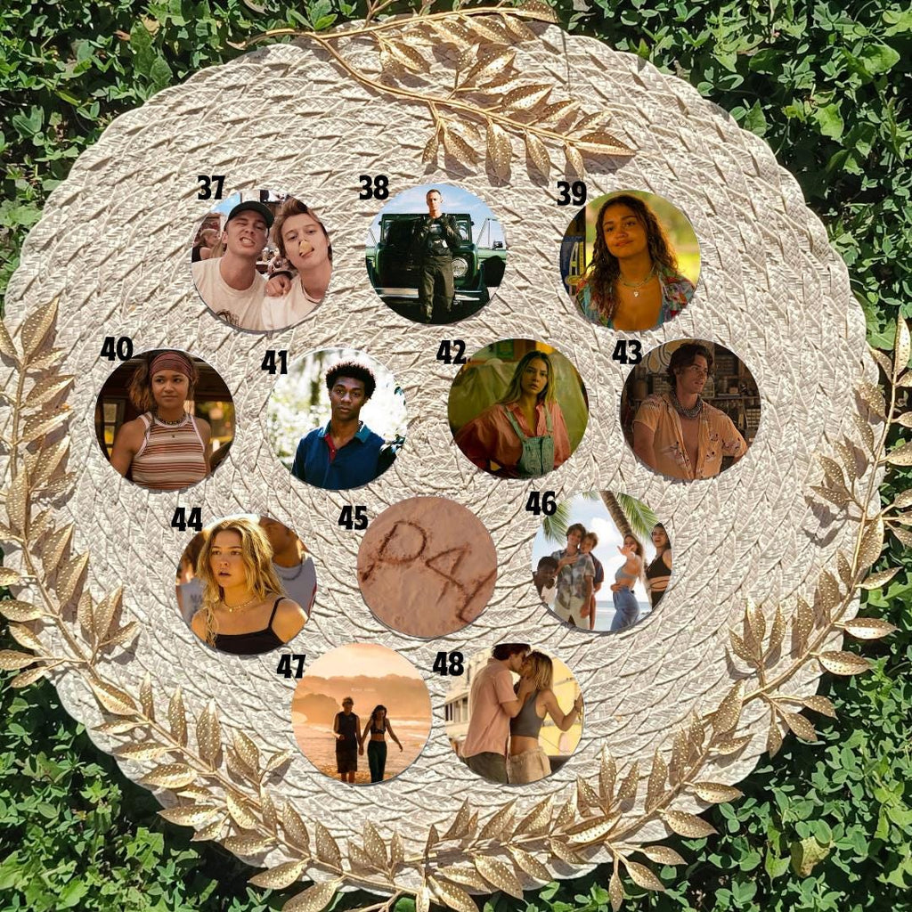 Outer Banks, Sarah Cameron, John B, Kiara, JJ, Pope, obx, Rafe Cameron | Backpack Pins , KEYCHAIN, MAGNET