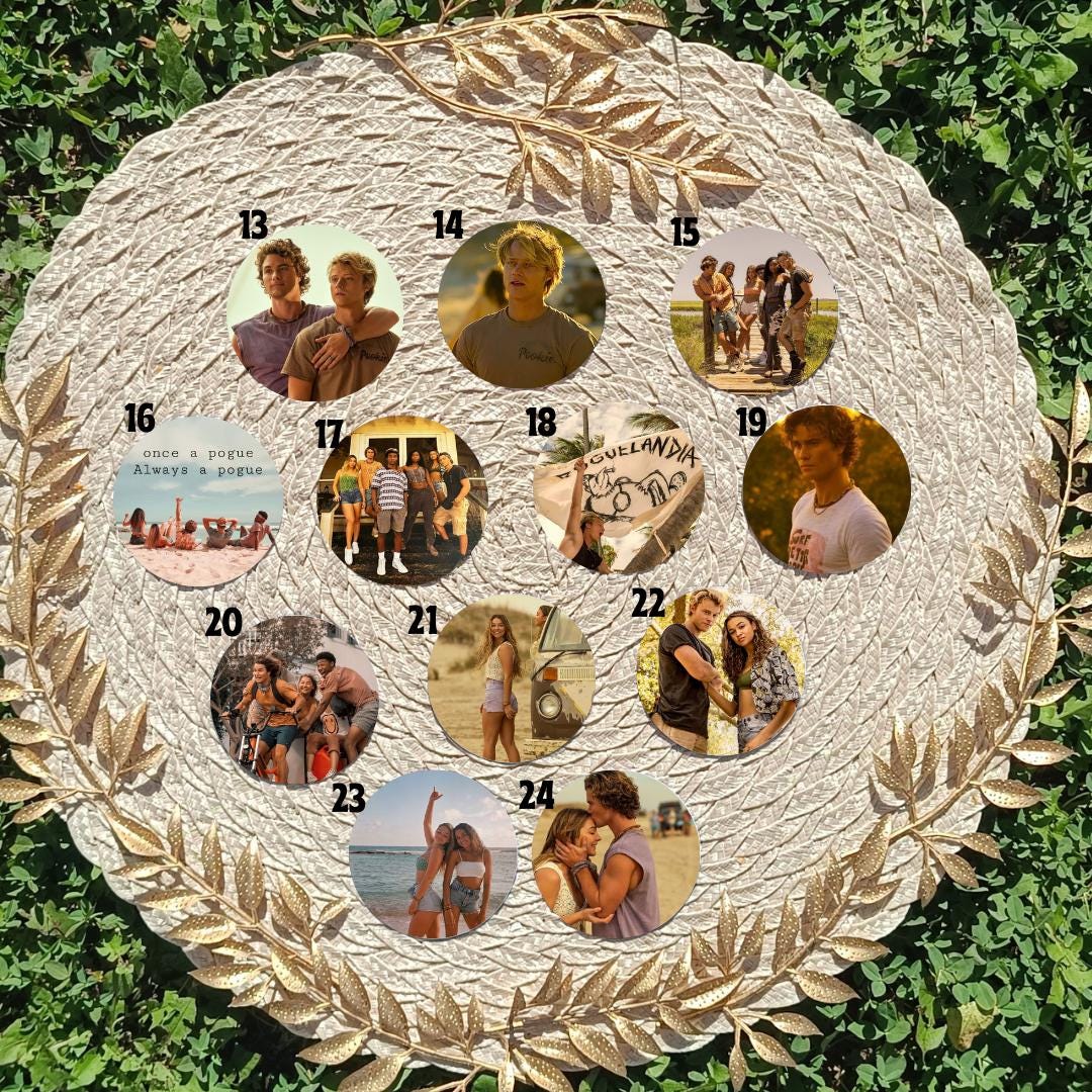 Outer Banks, Sarah Cameron, John B, Kiara, JJ, Pope, obx, Rafe Cameron | Backpack Pins , KEYCHAIN, MAGNET