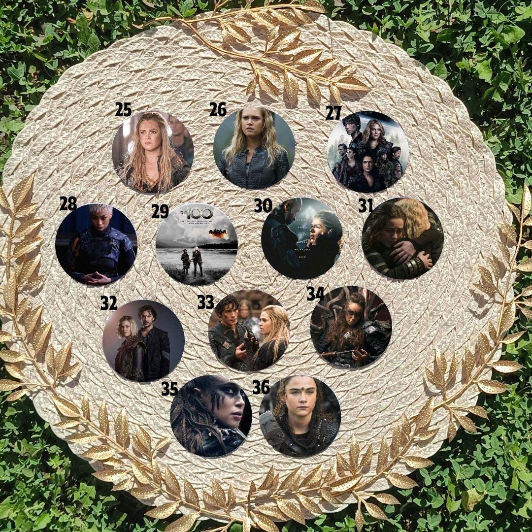 Przypinka The 100 – inspirowana serialem, estetyczna przypinka, Clarke Griffin, Lexa